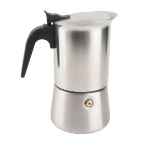304 Stainless Steel Moka Pot Hand Brewed Coffee Pot High Pressure Cold Extraction Single Valve Coffee Equipment For Home Cafe
