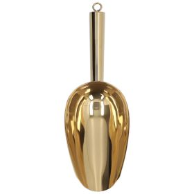 Ice Scooper Stainless Steel U Shaped Sturdy Food Grade Ice Bucket Scoop For Home Hotel Restaurant Gold