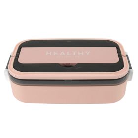 Bento Lunch Box 316 Stainless Steel 700ml Capacity Leakproof Microwave Safe Bento Container For School Office Baby Pink