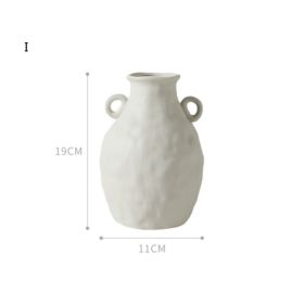 Nordic decoration ceramic vase (Option: I)