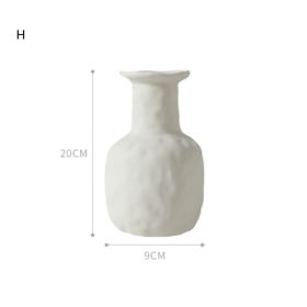 Nordic decoration ceramic vase (Option: H)
