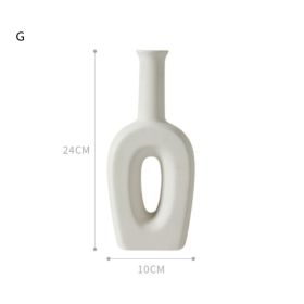 Nordic decoration ceramic vase (Option: G)