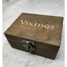 Flap Pine Wood Gift Box Necklace Bracelet (Option: Necklace case)